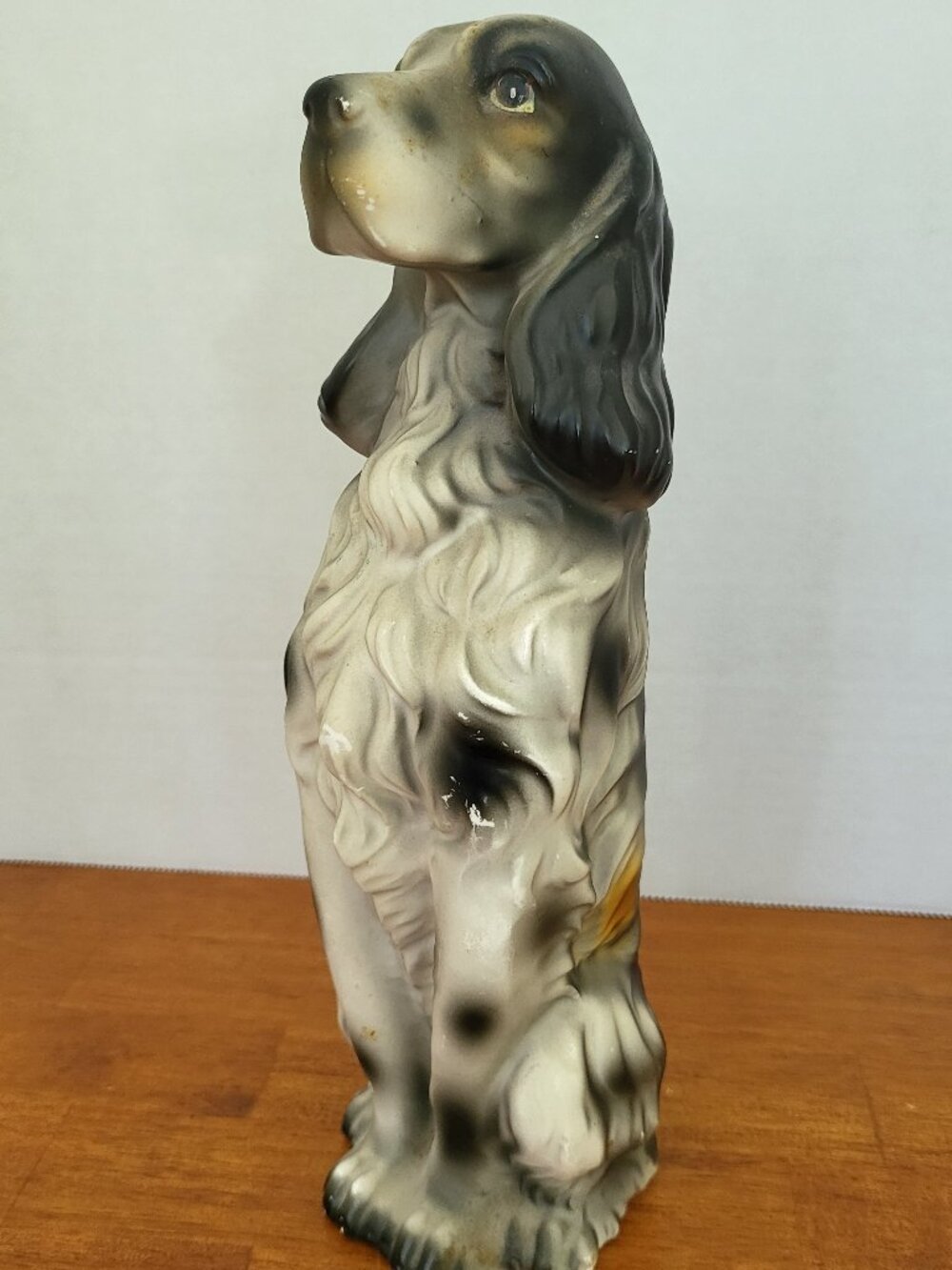 Vintage TILSO Japan Cocker Spaniel Dog Figurine Hand Painted Porcelain Ceramic